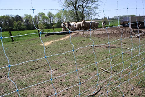 Premium Electric Sheep & Goat Netting Kit- AC Energizer (9/35/8) for Backyards, Homesteaders, and Livestock Owners