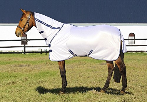 TuffRider Sport Mesh Combo Neck Fly Sheet - White - 78 - color: White, size: 78