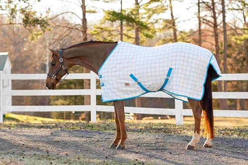 MIller's Aussie Ripstop Stable Sheet - color: Turquoise, size: 75