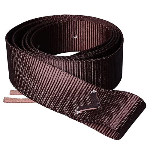 HILASON Fashion Prints 6 Feet Nylon Tie Strap | Horse Cinch Western Saddle Durable Adjustable - color: Brown