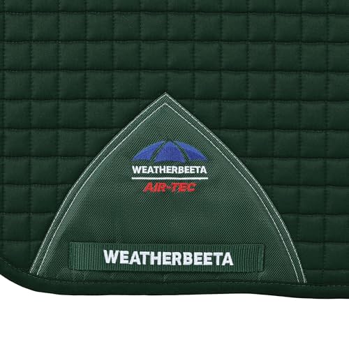 WeatherBeeta Prime Air-Tec Dressage Saddle Pad - color: Forest Green, size: Large