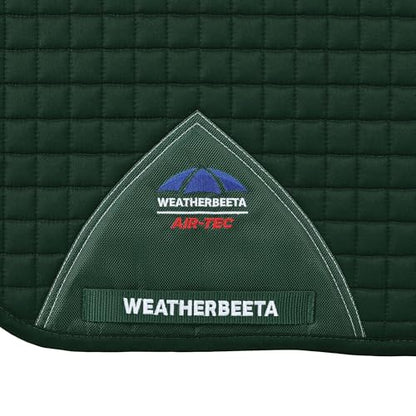 WeatherBeeta Prime Air-Tec Dressage Saddle Pad - color: Forest Green, size: Large