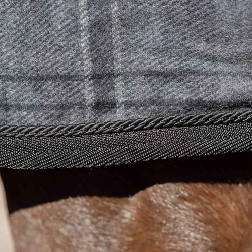 Equinavia Ulla Wool Cooler - Black/Grey - 76 in - color: Black/Grey, size: 76 in