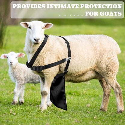 Kajaia Goat Apron Anti Breeding Sheep Skirt - color: Black, size: M