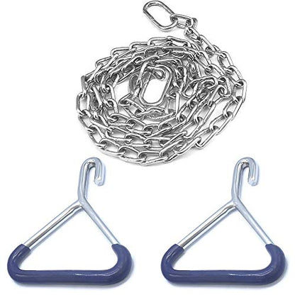 Durable OB Handle Apparatus 2 OB Handle with 30 Inch Chain, Goat, Cow, Cattle Delivery Instruments for Dairy Farm