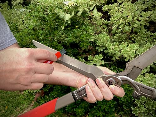 Corona Tools Handheld Garden Tool Sharpener– Blade Sharpener for Pruning Shears, Loppers, Hedge Clippers & More - size: 1-Pack