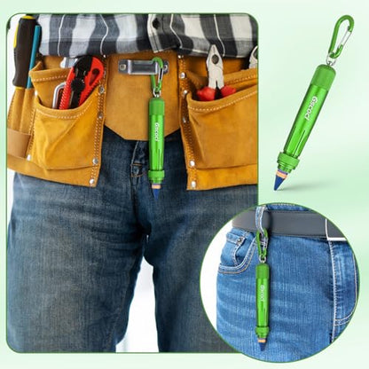 Aluminum Lumber Crayon Holder, 1/2 in Crayons, Green 2 Pack - color: Green-2
