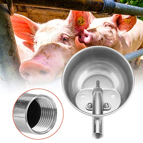Joyzan Automatic Pig Waterer, Auto Water System Livestock Bowl Dispenser