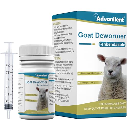Fenbendazole Goat &Sheep Dewormer Parasite Control 150 ml Liquid