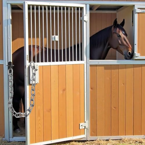 12PCS Horse Water Bucket Hooks - Heavy Duty Iron Bucket Holder for Horse Stalls, Barns, Farmhouse Supplies - Black, 3.4x1.1x1.9 Inches