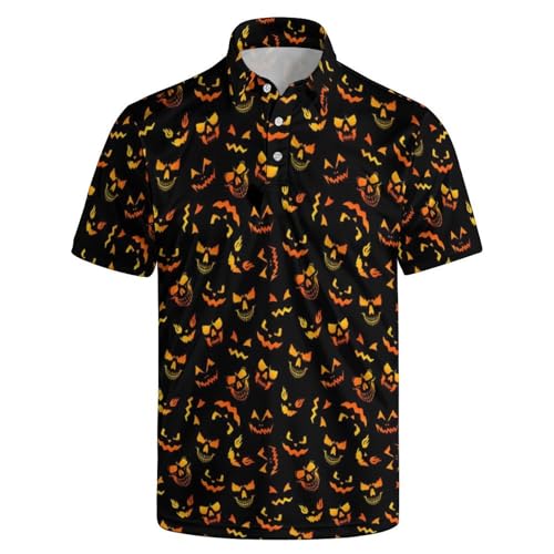 Men‘s Golf Shirt Funny Polo Shirts Short Sleeve Golf Polo Shirts Gifts Print Shirts - color: Style-ngklt-as3, size: 3X-Large