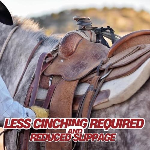 5 Star - 1 1/8" Extra Thick Rancher Western Saddle Pad - The Rancher Performer Full Skirt 32" x 32" This Horse Saddle Pad is Great for Ropers and Ranchers.