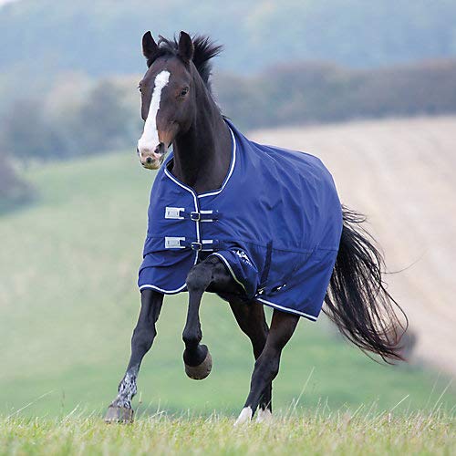 Shires Tempest Plus Rain Sheet Navy/Grey 72 - size: 72 in