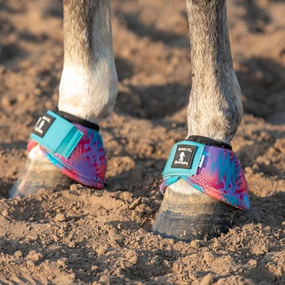 Classic Equine Dyno Turn Bell Boots - color: Beatz, size: Small