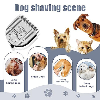 2PCS Adjustable 5 in 1 Replacement Blades Compatible with Wahl 5 in1 Clipper Bravura, Chromado, Creativa, Figura, Motion, Supergroom Dog Grooming Clippers - color: Black-2