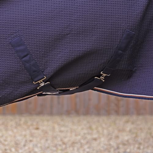 Shires Tempest Original Waffle Cooler (Navy, 69") - color: Navy, size: 69"