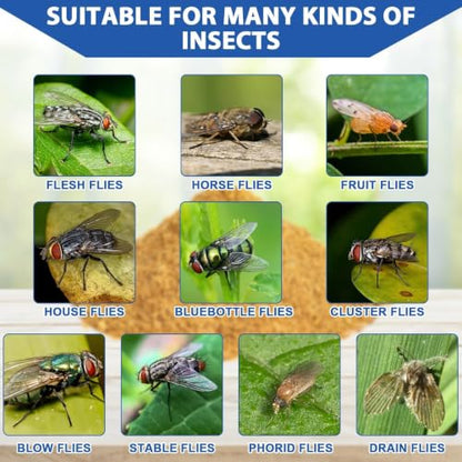 15 Pack Fly Trap Bait Refills, 15x30g Magnet Biting Attractant for Outdoor - size: 15 Pack