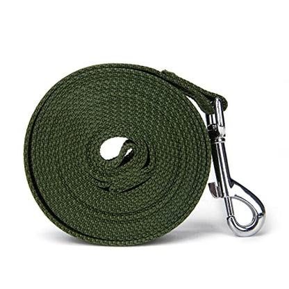 Strong Durable 10ft Nylon Dog Training Leash, 1 Inch Wide Traction Rope, for Small and Medium Dog (Military Green, 10 Feet) - color: Military green, size: 10 Feet