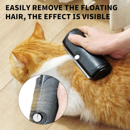 Deshedding Dog Brush for Shedding, Black - color: Black