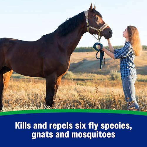 Farnam Wipe II Horse Fly Spray with Citronella, 32 oz Spray - size: 32 Fl Oz (Pack of 1)