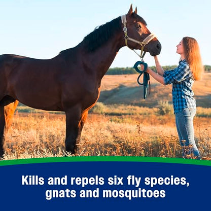 Farnam Wipe II Horse Fly Spray with Citronella, 32 oz Spray - size: 32 Fl Oz (Pack of 1)