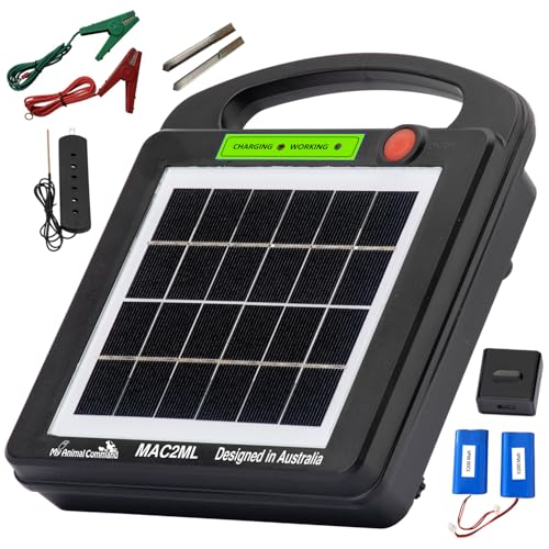 My Animal Command Solar Power Electric Fence Energizer Charger 0.2 Joules - size: Mini MAC2ML 0.2 Joules