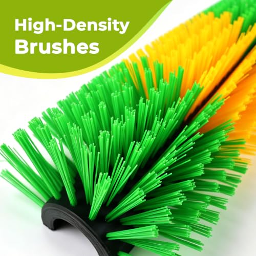 2 Pack Horse Brush Goat Scratching Post, Livestock Scratching Brush - color: Green