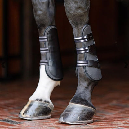 EquiFit® Essential Original Open Front Horse Boots – Anatomical Protective Leg Boots with Removable Liners – Pair - size: Extra Large
