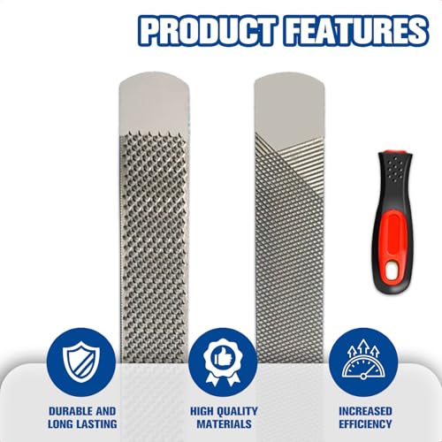 18 Inch Hoof Rasp, Horseshoe File, Farrier File Tool, Carbon Steel, Suitable for Horse, Cow, Goat, Animal Hooves