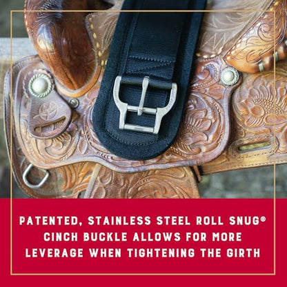 Weaver Leather Equine Felt Lined Smart Cinch - color: Black, size: 30-Inch