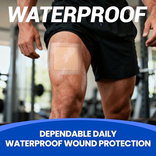 Large Waterproof Bandages 5x5 Silicone Foam Dressing Sensitive Skin, 10 PCS - style: 5"X5"(10PCS)
