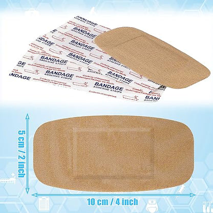 Sinmoe 400 Pcs Large Bandages Adhesive Breathable Wound Care Bandages