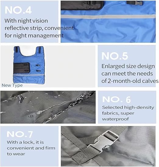 1PC Goat Blanket for Winter - Cold Weather Waterproof Windproof Goat Jacket