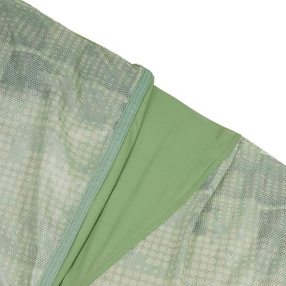 Horze Defense Combo Neck Fly Sheet - New Extremes Dot - 63 in - color: New Extremes Dot, size: 63 in