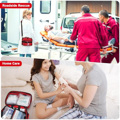 Poygik Premium 420-Piece Large First Aid Kit for Home, Car, Camping