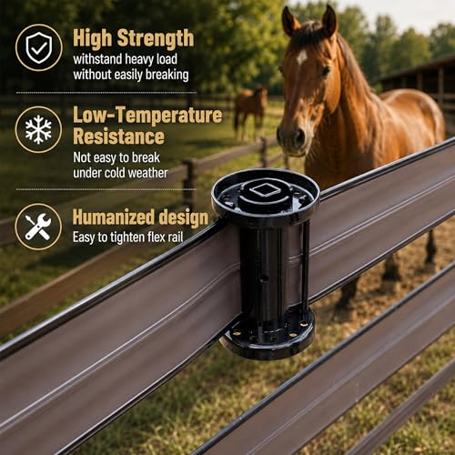 Equine Fencing Accessory Rail Tensioner 5 Pcs, Weatherproof Horse Fence, Suitable for Equine Events, Clubs and Outdoor Riding Perimeter Use - size: Tension Spool