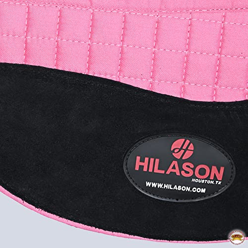 HILASON Western All Purpose Horse English Saddle Pad | All-Purpose - color: Pink