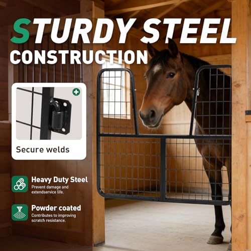 52" W x 42" H Horse Stall Gate for Livestock Enclosures