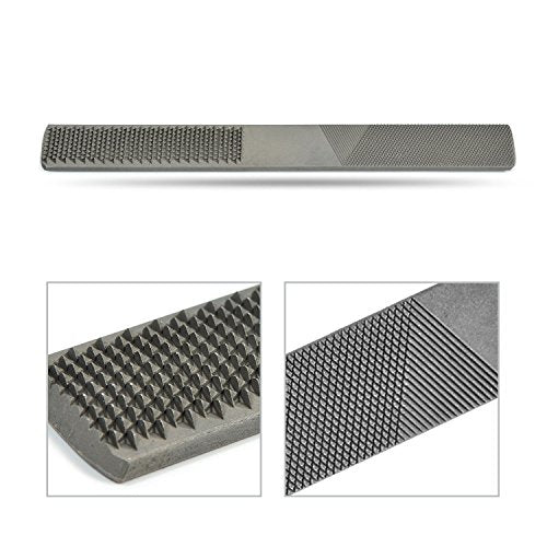4 Way Wood Rasp File Carbon Hand File and Round Rasp Half Round Flat & Needle Files