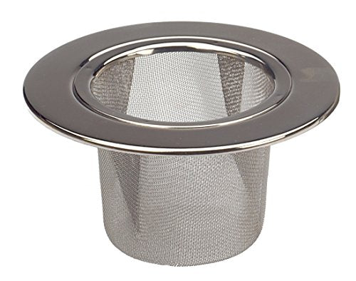RSVP International Loose Leaf Tea Strainer, 18/8 Stainless Steel, Dishwasher Safe, 3.75" Diameter - size: 3.75" Diameter