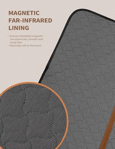 Harrison Howard Far Infrared Saddle Pad with Ceramic-Infused Heat Reflection Western Saddle Pad for Daily Riding Training - color: Brown