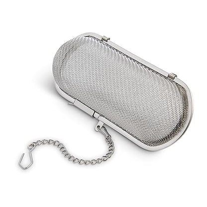 HIC Kitchen Herb Infuser Pod, 18/8 Stainless Steel Mesh, For Herbs, Spices, and Loose Teas, Set of 2 - color: Infuser Pod, size: Set of 2