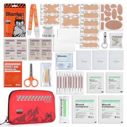 RHINO RESCUE Small Ultralight First Aid Kit, Water-Resistent Medical Kit - size: Small