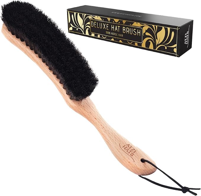 Hat Brush Clothes Brush for Suits Lint Brush Felt Cowboy Hat Cleaner Suit Brush Laundress Lint Roller Wool Cashmere Velvet Furniture Pet Hair Cleaning Kit 100% Horsehair Bristle - 50 Pack - size: 50 Pack