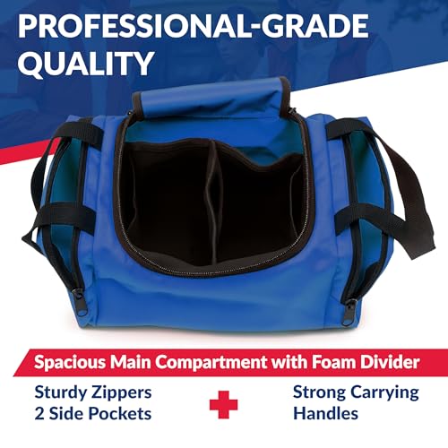 Dixie EMS Dixigear Empty First Responder II Bag 10.5" x 5" x 8" - Blue - color: Blue