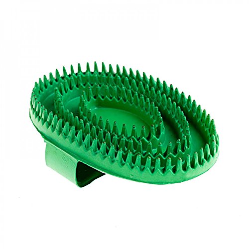 Horze Rubber Curry Comb - Green - One Size - color: Green