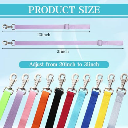 Nylon Horse Bucket Strap for Outdoor Feeders,Colourful,10 Pcs - color: Colourful
