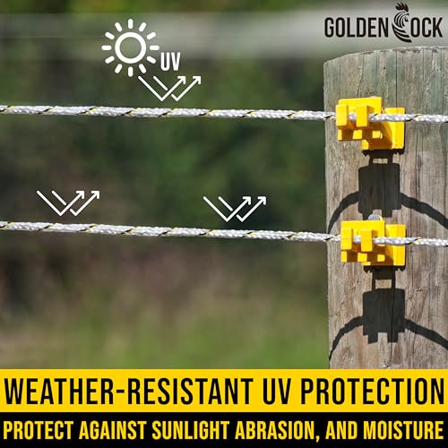 40X Conductivity Than Steel Tinned Copper Electric Fence Wire, 1/4inX1000FT | Thick & Highly Conductive Tinned Copper Strands, Ideal for Temporary Pastures and Equine Containment Livestock