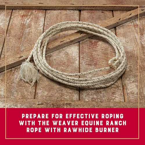 Weaver Equine Waxed Nylon, Cowboy Lasso for Cattle Roping, 7/16 x 30 ft