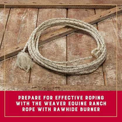 Weaver Equine Waxed Nylon, Cowboy Lasso for Cattle Roping, 7/16 x 30 ft